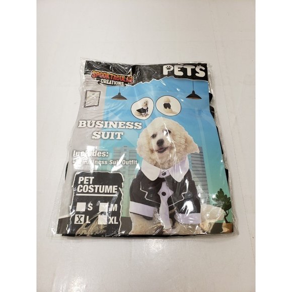 Spooktacular Creations Business Suit Dog Pet Costume Outfit For Holidays Wedding - Picture 1 of 7